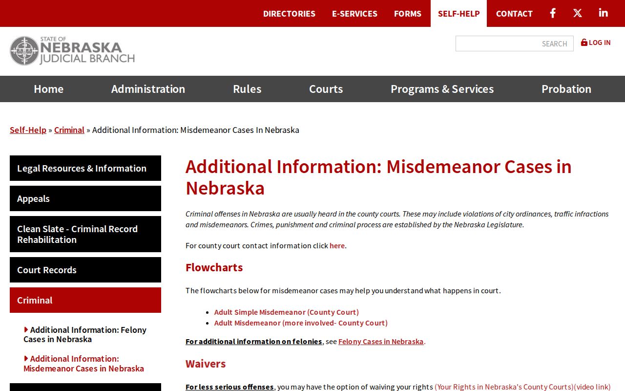 Nemaha County traffic warrant failure to appear guidance